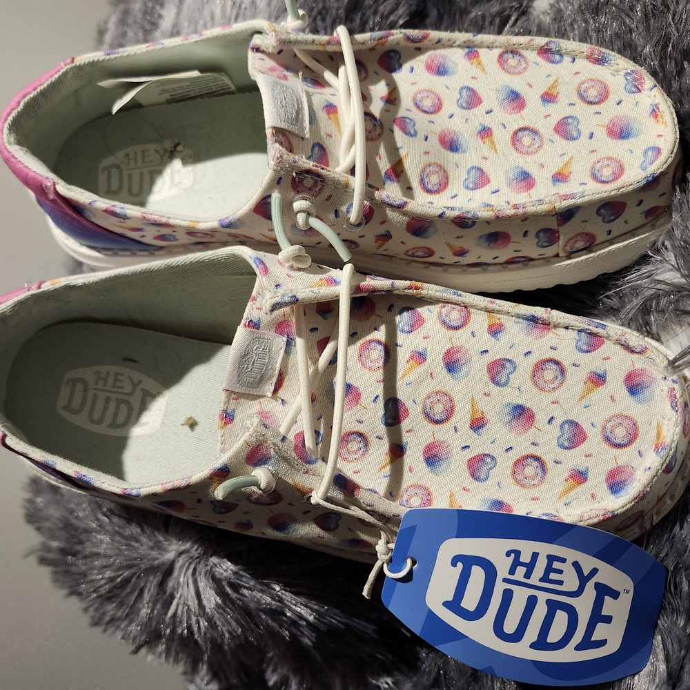 Hey Dude Kids' Colorful Patterned Shoes